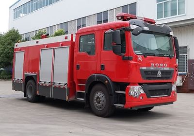 Jiangte brand automobiles JDF5174GXFSG80Z6 Water tank fire truck