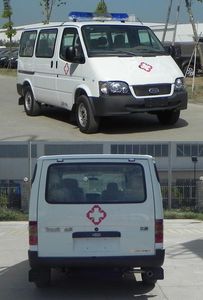 Jiangling Quanshun brand automobiles JX5044XJHMA ambulance