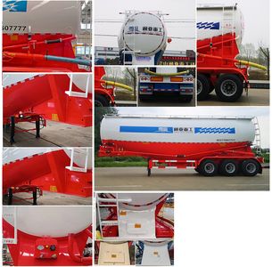 Tonghua  WTY9401GFLDB48 Low density powder material transportation semi-trailer