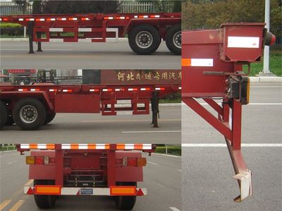 Jijun brand automobiles HJT9401TJZ Container transport semi-trailer