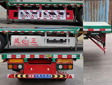 Weizheng Baiye  WZB9401TPBE Flat transport semi-trailer