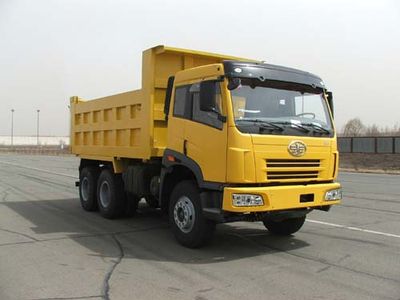 Jiefang Automobile CA3202P2K2T1 Flat head diesel dump truck