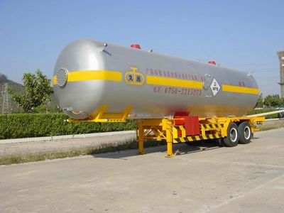 Jiuyuan  KP9301GYQ Semi trailer for liquefied gas transportation