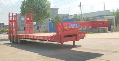 Chenlu  LJT9381TDP Low flatbed semi-trailer