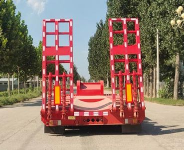 Chenlu  LJT9381TDP Low flatbed semi-trailer