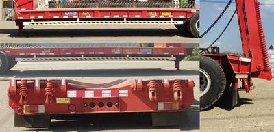 Chenlu  LJT9381TDP Low flatbed semi-trailer