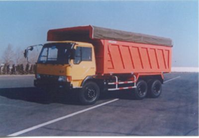 Jiefang Automobile CA3235P10K2T1 6 × 4 flat head diesel dump truck