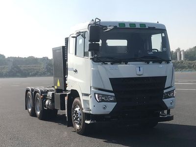 Remote license plate car HN4250MN22C9SHEVY Methanol plug-in extended range hybrid semi-trailer tractor