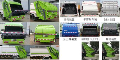 Juchen Ace Car HNY5080ZYSH6 Compressed garbage truck