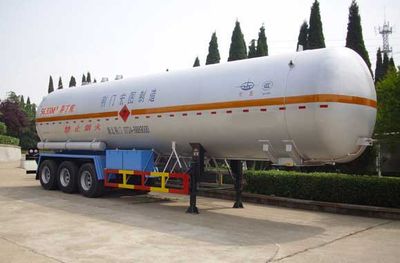 Hongtu  HT9408GYQ5D Semi trailer for liquefied gas transportation