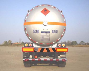 Hongtu  HT9408GYQ5D Semi trailer for liquefied gas transportation