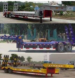 Luyue  LHX9353TDP Low flatbed semi-trailer