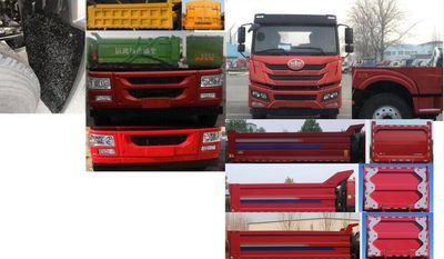 Jiefang Automobile CA3310P1K2L4T4E5A80 Flat head diesel dump truck