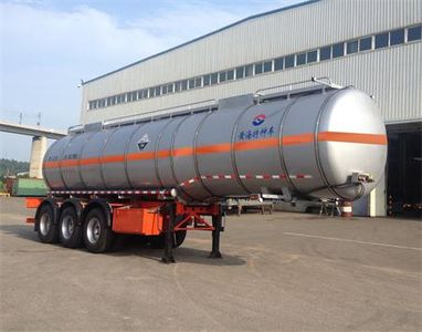 Huanghai  DD9400GFW Tank transport semi-trailer for corrosive substances