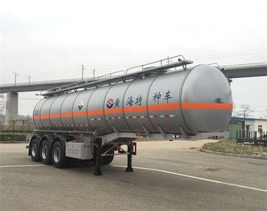 Huanghai  DD9400GFW Tank transport semi-trailer for corrosive substances