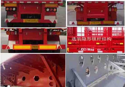 Shaohui  DCT9402CCY Gantry transport semi-trailer