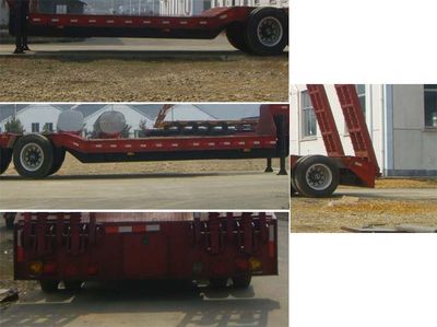 Zhongshang Automobile ZZS9403TDP Low flatbed semi-trailer