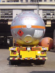 Jiuyuan  KP9408GYQ Semi trailer for liquefied gas transportation