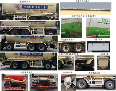 Hunan Automobile HNX5314GFL4L6 Low density powder material transport vehicle