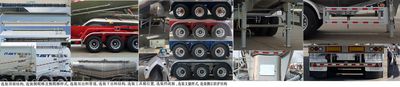 Ruijiang  WL9405GFL45 Aluminum alloy medium density powder material transportation semi-trailer