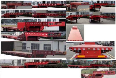 Shungang  HGL9401TDP Low flatbed semi-trailer