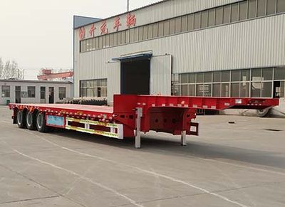 Liangshan Kaiyuan  LKY9401TDP Low flatbed semi-trailer