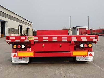 Liangshan Kaiyuan  LKY9401TDP Low flatbed semi-trailer