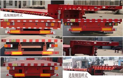 Liangshan Kaiyuan  LKY9401TDP Low flatbed semi-trailer