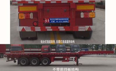 Yuchang  YCH9403ZZXPC Flat dump semi-trailer