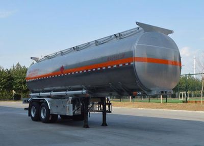 Jinbi PJQ9351GYYLAluminum alloy oil transport semi-trailer