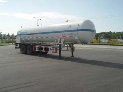 Sanli CGJ9310GDYLow temperature liquid transport semi-trailer