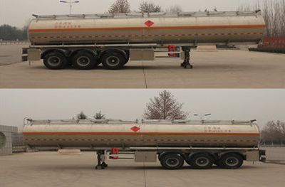 Daiyang  TAG9401GYYA Aluminum alloy oil transport semi-trailer