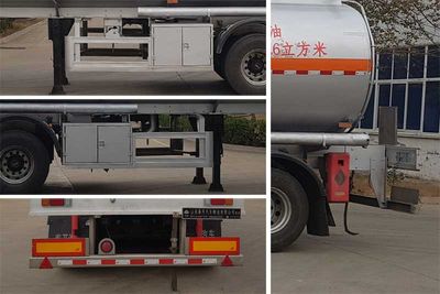 Daiyang  TAG9401GYYA Aluminum alloy oil transport semi-trailer