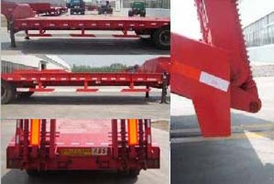 Yangjia  LHL9407TDP Low flatbed semi-trailer