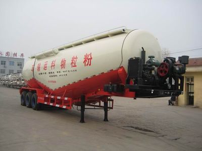 Guangke brand automobiles YGK9401GFL Low density powder material transportation semi-trailer