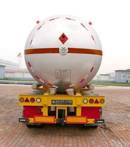 Huida brand automobiles YHD9400AGYQ Semi trailer for liquefied gas transportation