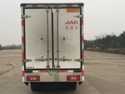 Jianghuai brand automobiles HFC5031XLCPV4EV5B3 Pure electric refrigerated truck