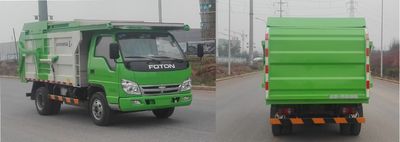 Foton  BJ5062ZDJE5H4 Compressed docking garbage truck