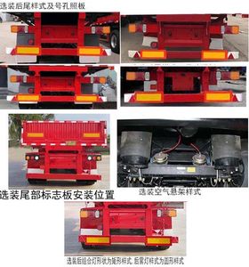 Tongtai Dingsheng brand automobiles TZL9401ZL tipping chassis 