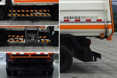 Zhonglian Automobile ZLJ5080ZZZJXE4 Hydraulic Lifter Garbage truck 