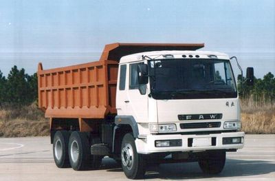 Jiefang Automobile CA3251P2K15T1 6 × 4 flat head diesel dump truck