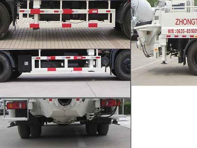 Dongyue  ZTQ5129THBED Vehicle mounted concrete pump truck