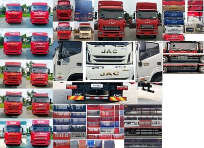 Jianghuai brand automobiles HFC5171CCYB80K1E2S Grate type transport vehicle