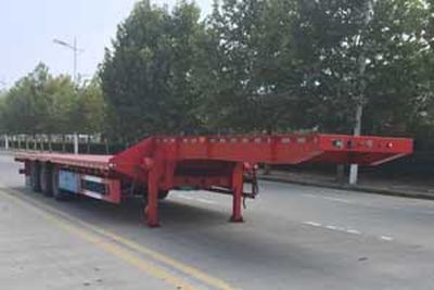 Jiyun  MCW9408TDP Low flatbed semi-trailer