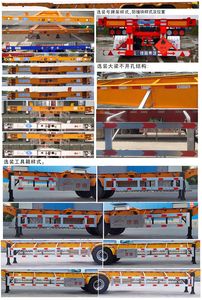 Luoxiang  LXC9402TWYE Transport semi-trailer of dangerous goods tank frame