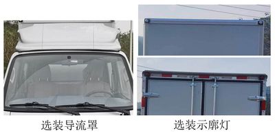 Beijing brand automobiles BJ5030XXYXMT1T1 Box transport vehicle