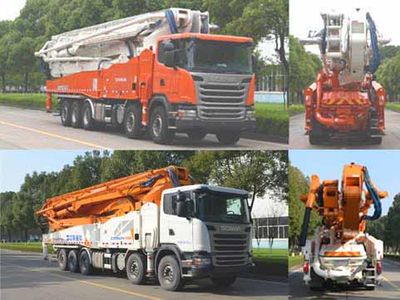 Zhonglian Automobile ZLJ5540THBS Concrete pump truck