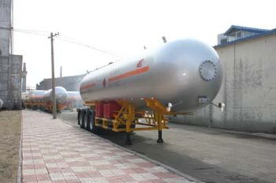 Jiancheng JC9401GYQQSemi trailer for liquefied gas transportation