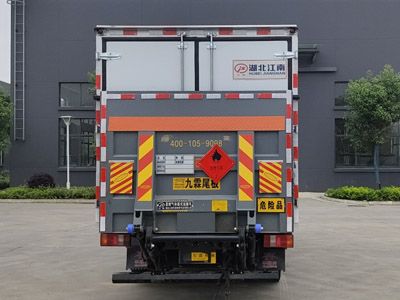 Jiangte brand automobiles JDF5040XRQZ6 Flammable gas box transport vehicle