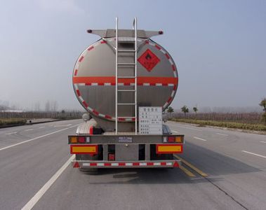 Longxinghui  HLV9401GRYT Aluminum alloy flammable liquid tank transport semi-trailer